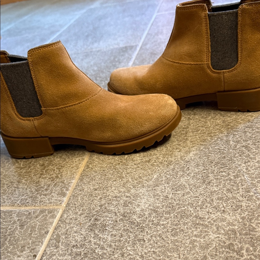 Sorel Tan Suede Ankle Boots - Picture 6 of 12